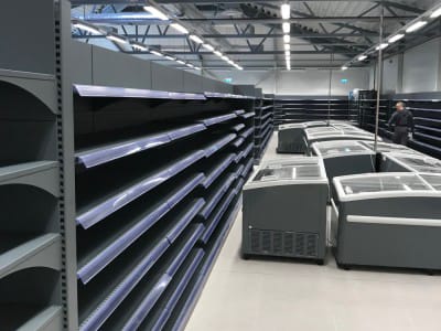 VVN team leverte leveringsutstyr og monteringsarbeider i den nye butikken til butikkjeden "TOP" i Sigulda.6